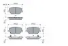0986424841 Колодки тормозные дисковые BOSCH підбір по vin на Brocar