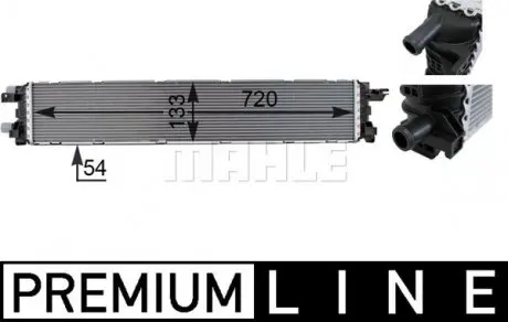 CIR13000P Радиатор охлаждения Audi A4/A6/A8/Q5/VW Golf VII 07- MAHLE / KNECHT подбор по vin на Brocar