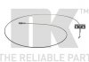 Трос ручного тормоза RENAULT TRAFIC/OPEL VIVARO 01- 1942мм передний 9036160