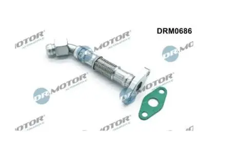 DRM0686 Трубка маслопровода (черный металл) DR.MOTOR подбор по vin на Brocar