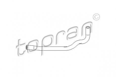 103001 Шланг радиатора (система охлаждения) TOPRAN подбор по vin на Brocar