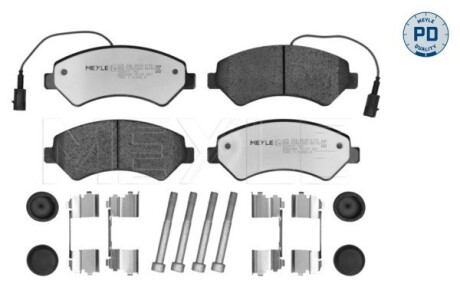 02524466192PD Комплект тормозных колодок, дисковый тормоз MEYLE подбор по vin на Brocar