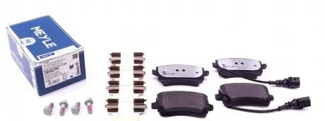02523326171PD Колодки тормозные (задние) VW T5 03- (TRW) MEYLE подбор по vin на Brocar