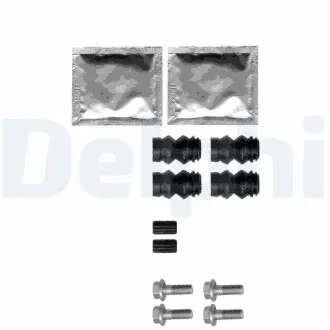 LX0358 Комплектуючі, колодки дискового гальма DELPHI підбір по vin на Brocar