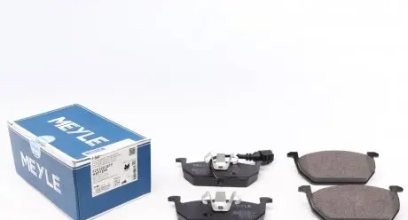 0252203517 Колодки тормозные (передние) Audi A3/VW Golf VII 12- (с датчиком) (Ate) MEYLE подбор по vin на Brocar