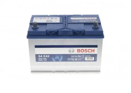 0092S4E420 Аккумулятор BOSCH 12В 85Ah/800А START&STOP EFB (R+) BOSCH подбор по vin на Brocar
