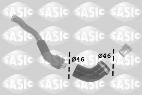 3334042 PRZEWÓD INTERCOOLERA RENAULT MASTER II (KRÓTKI) SASIC підбір по vin на Brocar