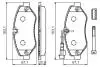 0986494334 Комплект тормозных колодок, дисковый тормоз BOSCH підбір по vin на Brocar