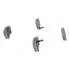PA1002AF Тормозные колодки NISSAN P. MICRA/NOTE 1,2 10- JAPANPARTS підбір по vin на Brocar