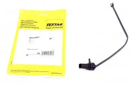 98053800 Датчик износа тормозных колодок (передних) Porsche Macan (95B) 14- (L=355mm) TEXTAR подбор по vin на Brocar
