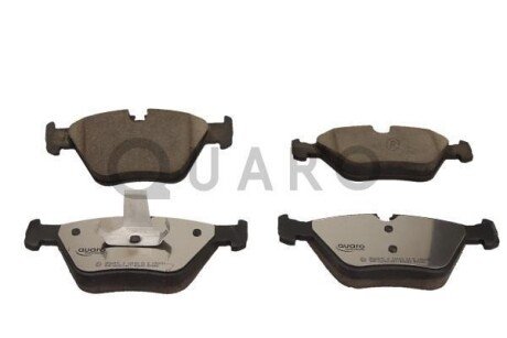 QP6647C KLOCKI HAM. BMW P. E46 98- QUARO SILVER CERAMIC QUARO підбір по vin на Brocar