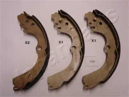 GF798AF Щеки тормозные Impreza, Forester, Legasy JAPANPARTS підбір по vin на Brocar