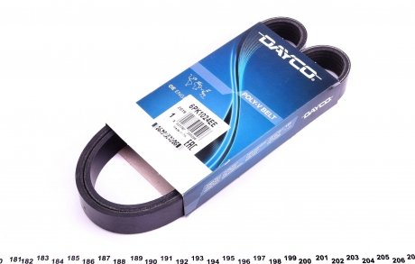 6PK1024EE Ремень генератора Ford Fiesta VI 1.25 08- DAYCO підбір по vin на Brocar