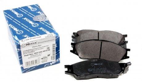 0252464815W Колодки тормозные (передние) Nissan Almera II 02- MEYLE подбор по vin на Brocar