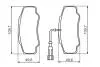 0986494391 Комплект гальмівних колодок, дискове гальмо BOSCH підбір по vin на Brocar