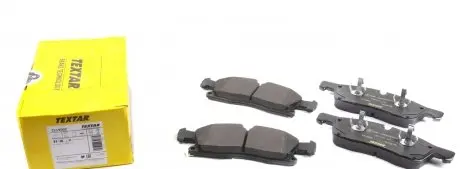 2519002 Колодки гальмівні (передні) Jeep Grand Cherokee IV 3.0-6.4 10- (Teves) Q+ (194.5x64x19) TEXTAR підбір по vin на Brocar