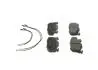 0986461763 Колодки перед. (с датч.) PEUGEOT 106 -96. RENAULT 19 1,6. BOSCH підбір по vin на Brocar