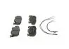 0986461763 Колодки перед. (с датч.) PEUGEOT 106 -96. RENAULT 19 1,6. BOSCH підбір по vin на Brocar