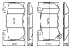 0986494707 Колодки тормозные (передние) Infiniti FX/G 07-/M37/M 10-/Q50/Q60/Q70/QX70 13-/Nissan Skyline 14- BOSCH підбір по vin на Brocar