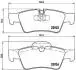 PP0515AF KLOCKI HAM. DB T. W164/W251/X164 3,0-5,5 05-14 JAPANPARTS підбір по vin на Brocar