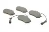 0986466693 Колодки гальмівні (передні) Audi 80/100 -90 (з датчиком) BOSCH підбір по vin на Brocar