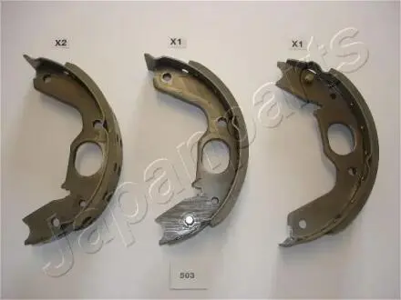 GF503AF Колодки ручного торм.Pajero Sport JAPANPARTS підбір по vin на Brocar