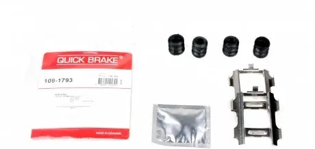 1091793 Комплект прижимних планок гальмівного супорту QUICK BRAKE підбір по vin на Brocar