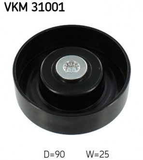 VKM31001 Обводний ролик SKF підбір по vin на Brocar