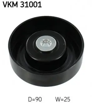 VKM31001 Обвідний ролик SKF підбір по vin на Brocar