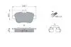 0986494664 Комплект тормозных колодок, дисковый тормоз BOSCH підбір по vin на Brocar