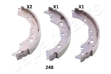 GF248AF Комплект тормозных колодок JAPANPARTS підбір по vin на Brocar