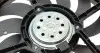47458 Вентилятор радиатора Opel Signum/Vectra C 1.6-2.2 02-08 (с диффузором) NRF підбір по vin на Brocar