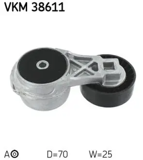 VKM38611 Ролик + натягувач CHRYSLER VOYAGER IV 3.3, 3.8 SKF підбір по vin на Brocar