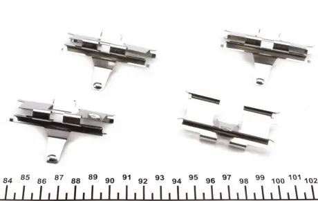 1091692 Планка супорта (заднього) прижимна (к-кт) Chevrolet Lacetti/Daewoo Nubira 97- QUICK BRAKE підбір по vin на Brocar