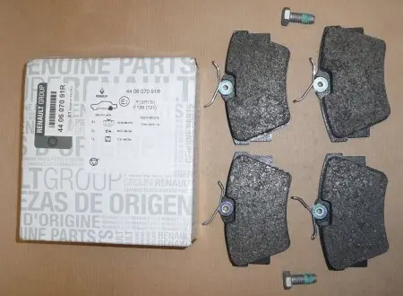 440607091R Колодки гальмівні дискові, комплект RENAULT підбір по vin на Brocar