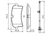 0986494841 Колодки торм. задн. AUDI A8 09- BOSCH підбір по vin на Brocar