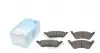 Колодки тормозные (задние) Chrysler Voyager 2.4-3.3 00-08/ Grand Voyager IV 99-08/ Dodge Caravan 00- ADA104203