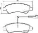PP0609AF KLOCKI HAM. CITROEN T. JUMPER 2,0-3,0 HDI 13- JAPANPARTS підбір по vin на Brocar