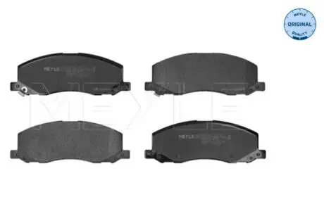 0252441817W Комплект тормозных колодок, дисковый тормоз MEYLE подбор по vin на Brocar