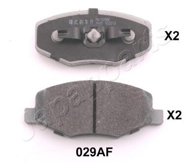 PA029AF Комплект тормозных колодок, дисковый тормоз JAPANPARTS подбор по vin на Brocar