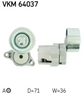 VKM64037 Ролик натяжний SKF підбір по vin на Brocar