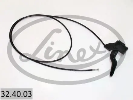 324003 Трос капоту Opel Kadett E/Astra F/Vectra A/B/C (1653/1577 мм) LINEX підбір по vin на Brocar