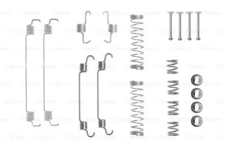 1987475304 Комплект пружинок колодок ручника Citroen C2/C3/C4/Peugeot 208/301 02- BOSCH подбор по vin на Brocar