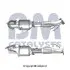 BM92042H Каталізатор BM CATALYSTS підбір по vin на Brocar