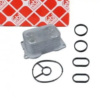 107180 Масляний радіатор C4 Grand Picasso,C5 III,DS4/5,Jumpy,Fiat Scudo,Ford Galaxy,Focus III,kuga,Peugeot 2.0HDI/TDCI FEBI BILSTEIN підбір по vin на Brocar