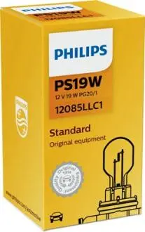 12085LLC1 Автолампа Philips 12085LLC1 LongLife EcoVision PS19W PG20/1 19 W прозрачная PHILIPS підбір по vin на Brocar