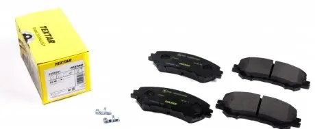 2206501 Колодки тормозные (передние) Nissan Qashqai II/X-Trail/ Renault Kadjar 13- (141.3x59.7x17.9) TEXTAR подбор по vin на Brocar