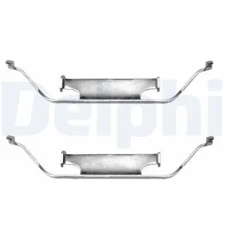 LX0135 Комплектуючі, колодки дискового гальма DELPHI підбір по vin на Brocar