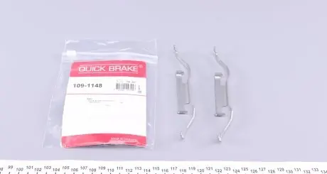 1091148 Монтажний комплект гальмівних колодок QUICK BRAKE підбір по vin на Brocar