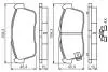 0986494618 Комплект гальмівних колодок, дискове гальмо BOSCH підбір по vin на Brocar